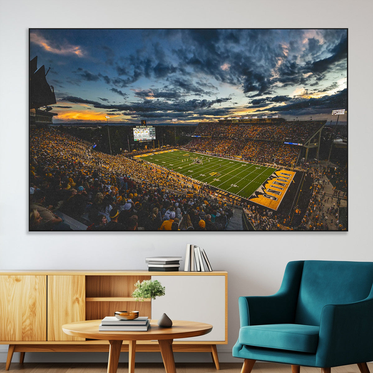 University of Wyoming Cowboys Football Team Print - Laramie