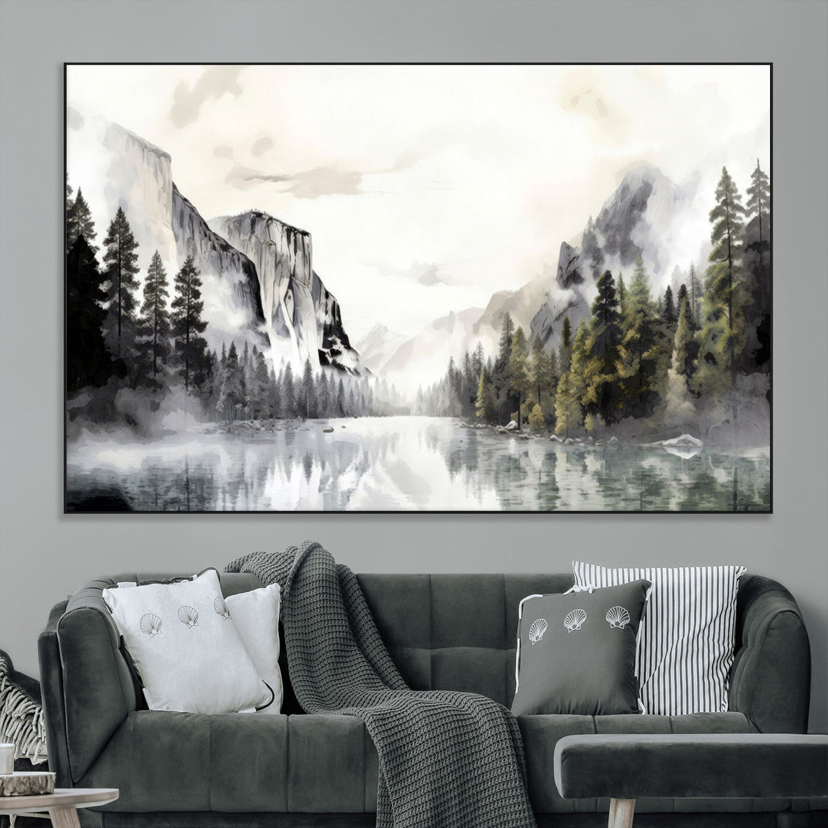 Yosemite Valley Wall Art Canvas Print – Framed and Ready to