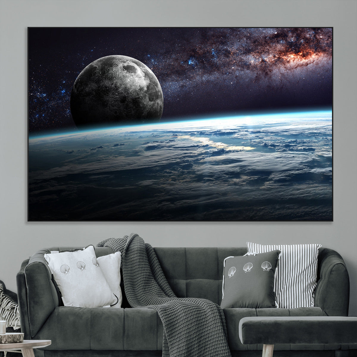 Space and Planet Canvas Print