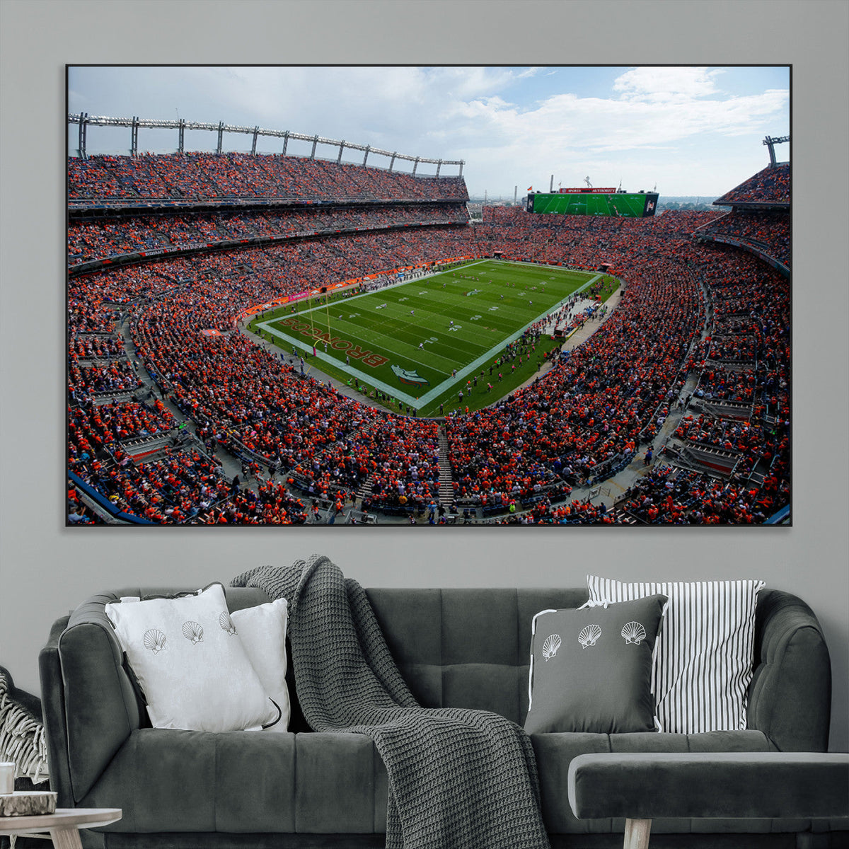 Denver Broncos Football Team Print - Empower Field Mile High