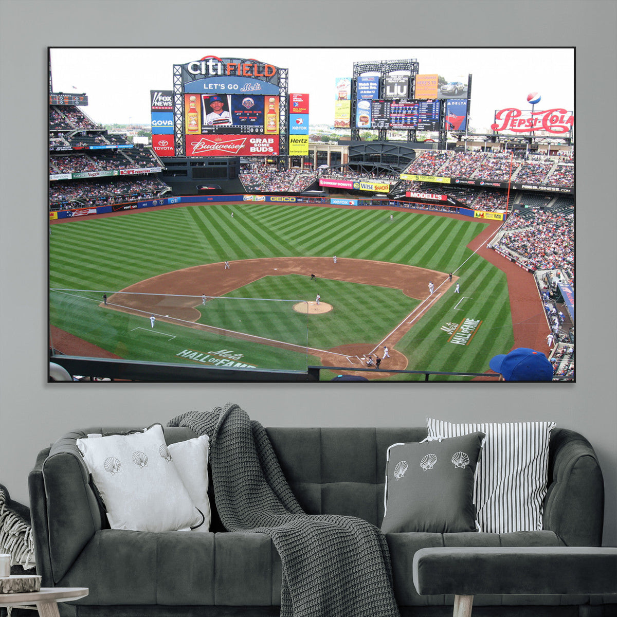 New York Mets Baseball Team Print - Citi Field Baseball