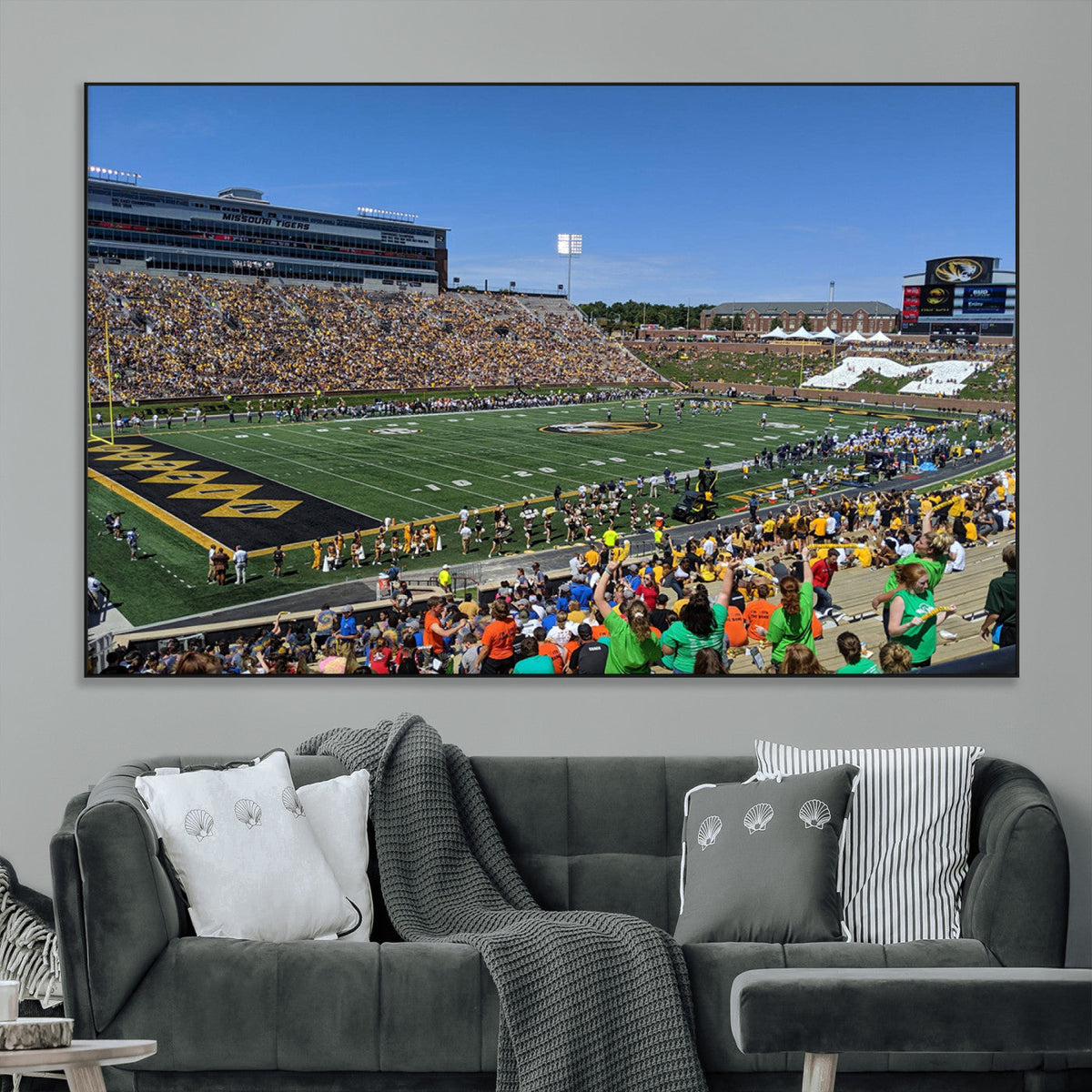 University of Missouri Tigers Football Team Print - Columbia