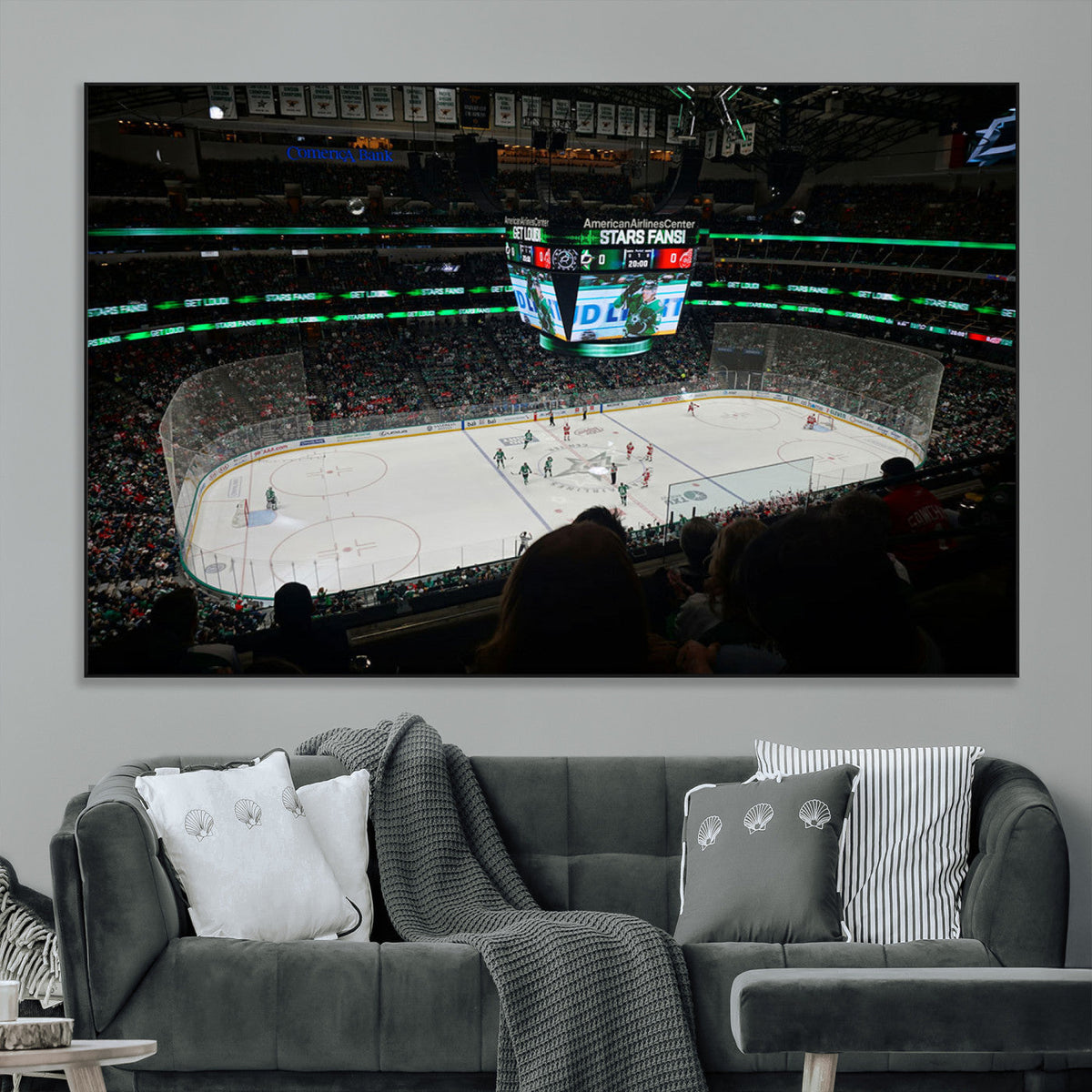 American Airlines Center Dallas Stars Wall Art Canvas Print