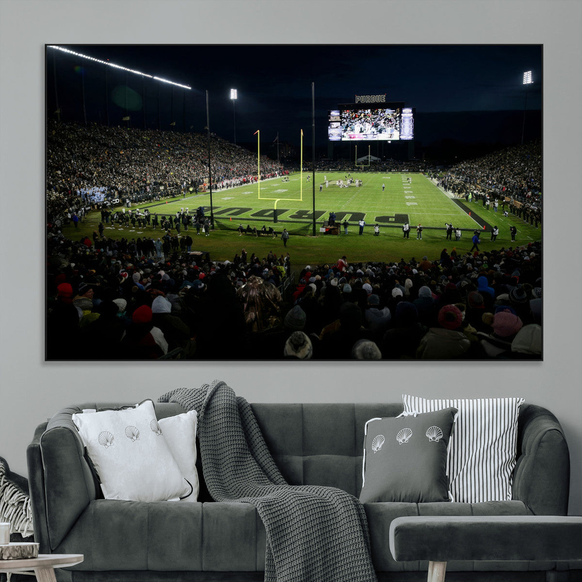 Purdue Boilermakers Football Team Print - West Lafayette