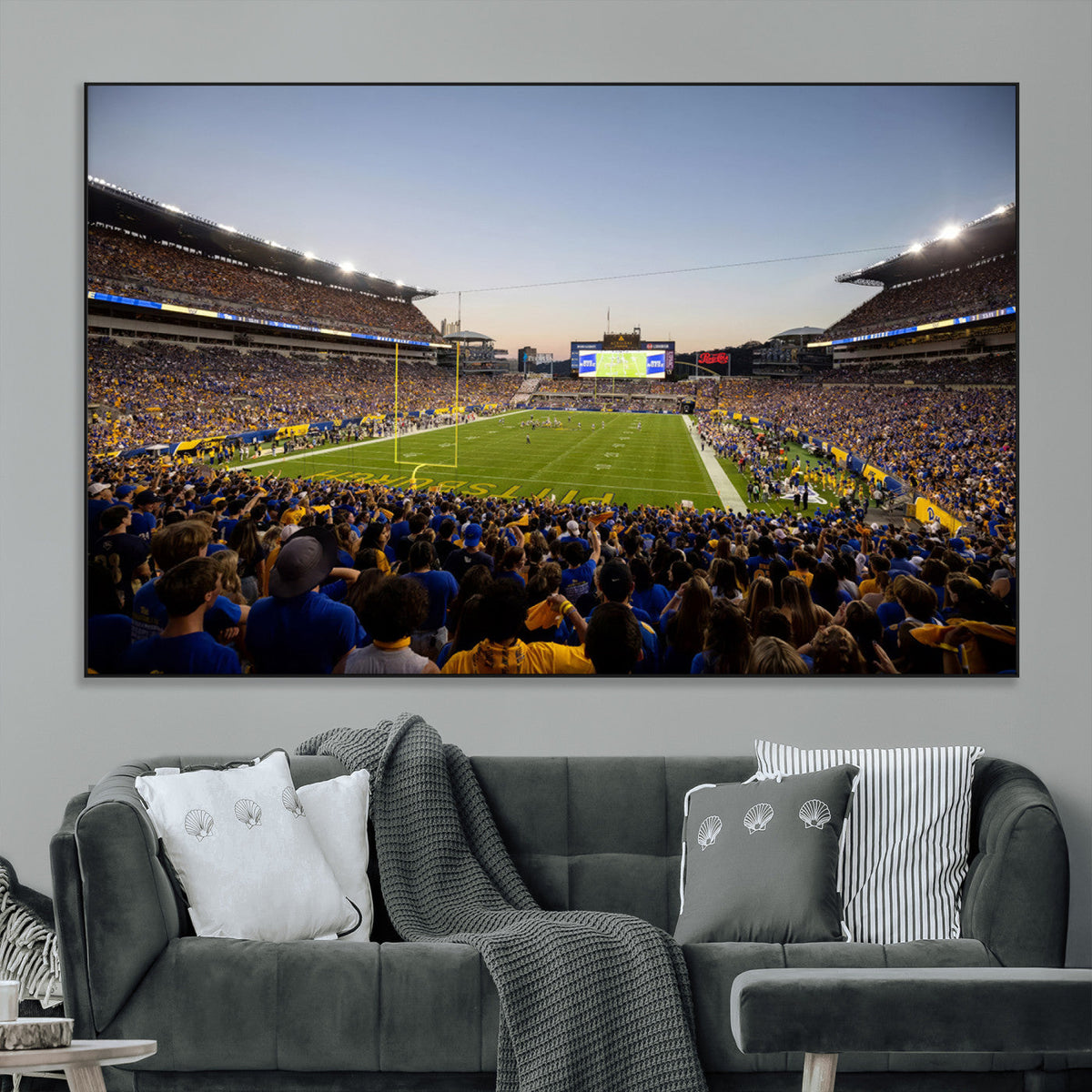 Pittsburgh Panthers Football Team Print - Pittsburgh