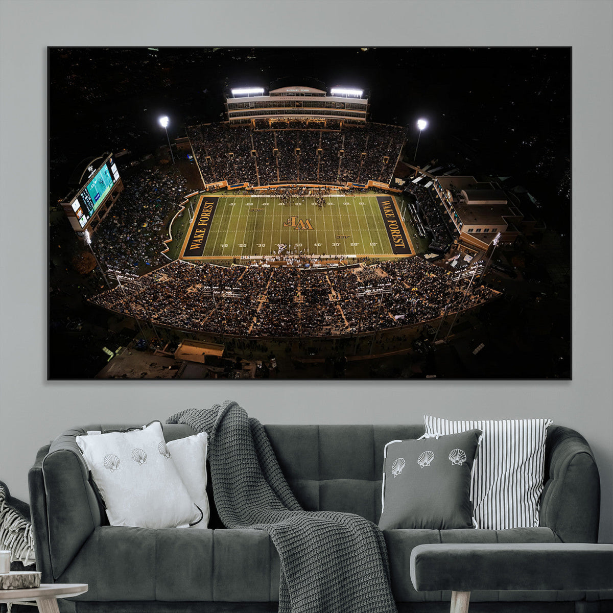 Wake Forest University Demon Deacons Canvas Printi, Football