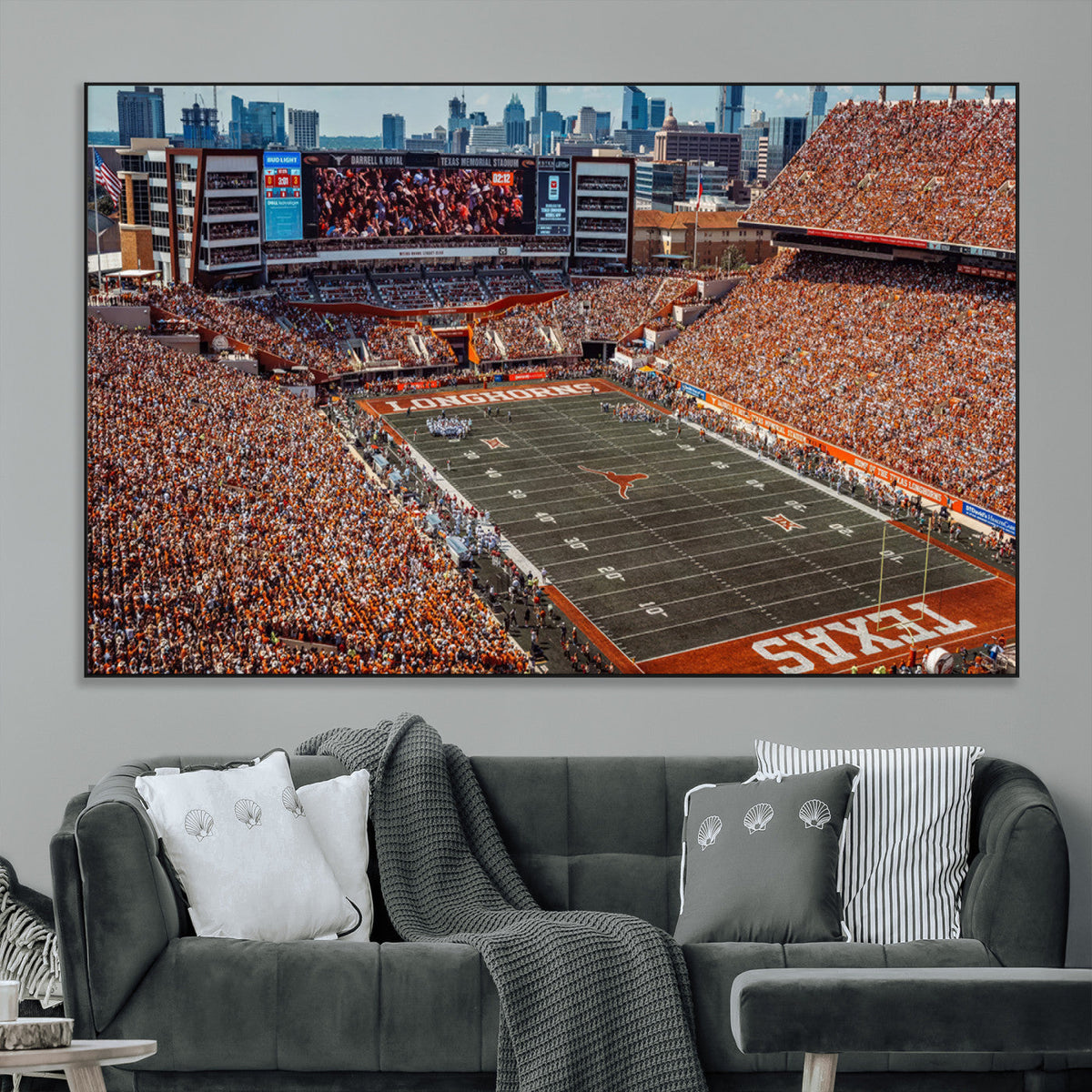 University of Texas Longhorns Football Team Print - Austin