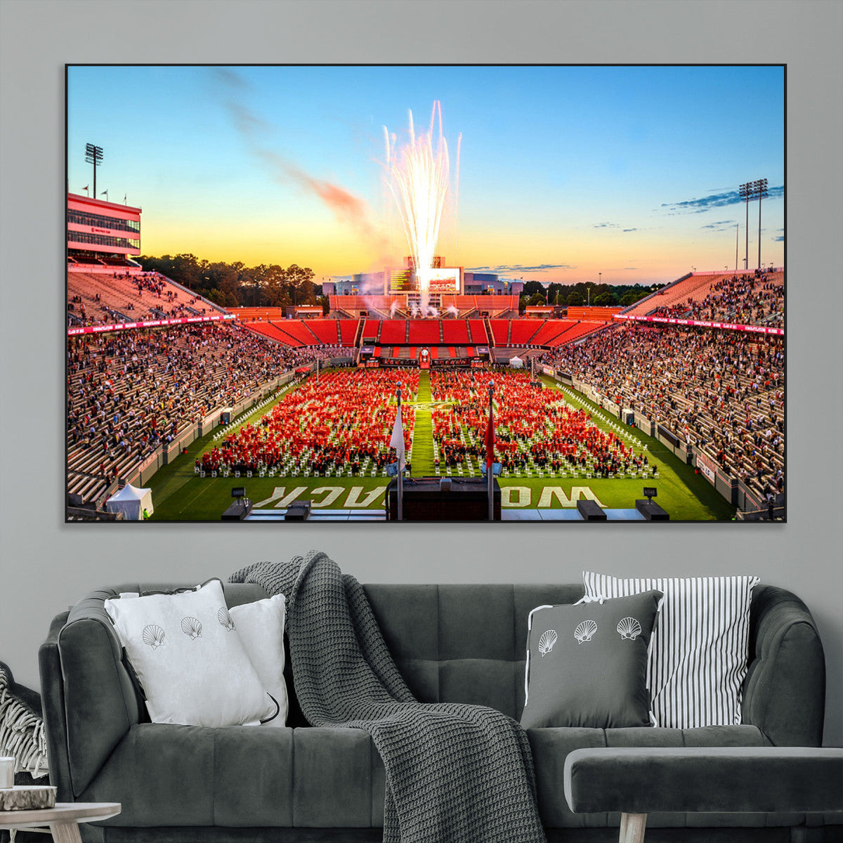 North Carolina State University Canvas Print, North Carolina