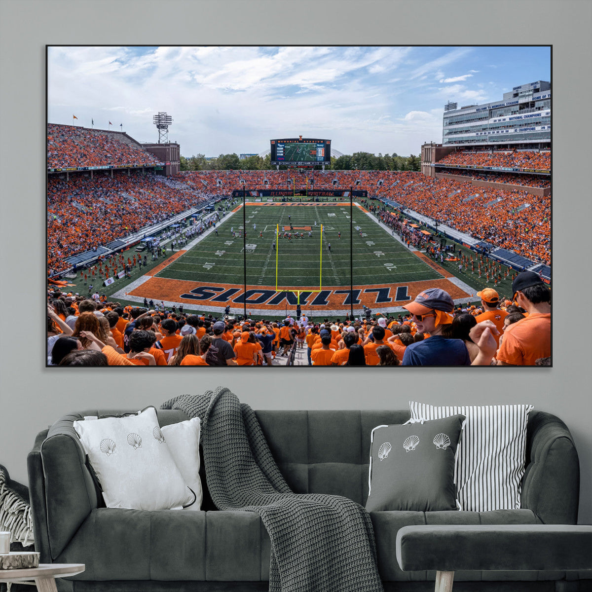 University of Illinois Fighting Illini Football Team Print