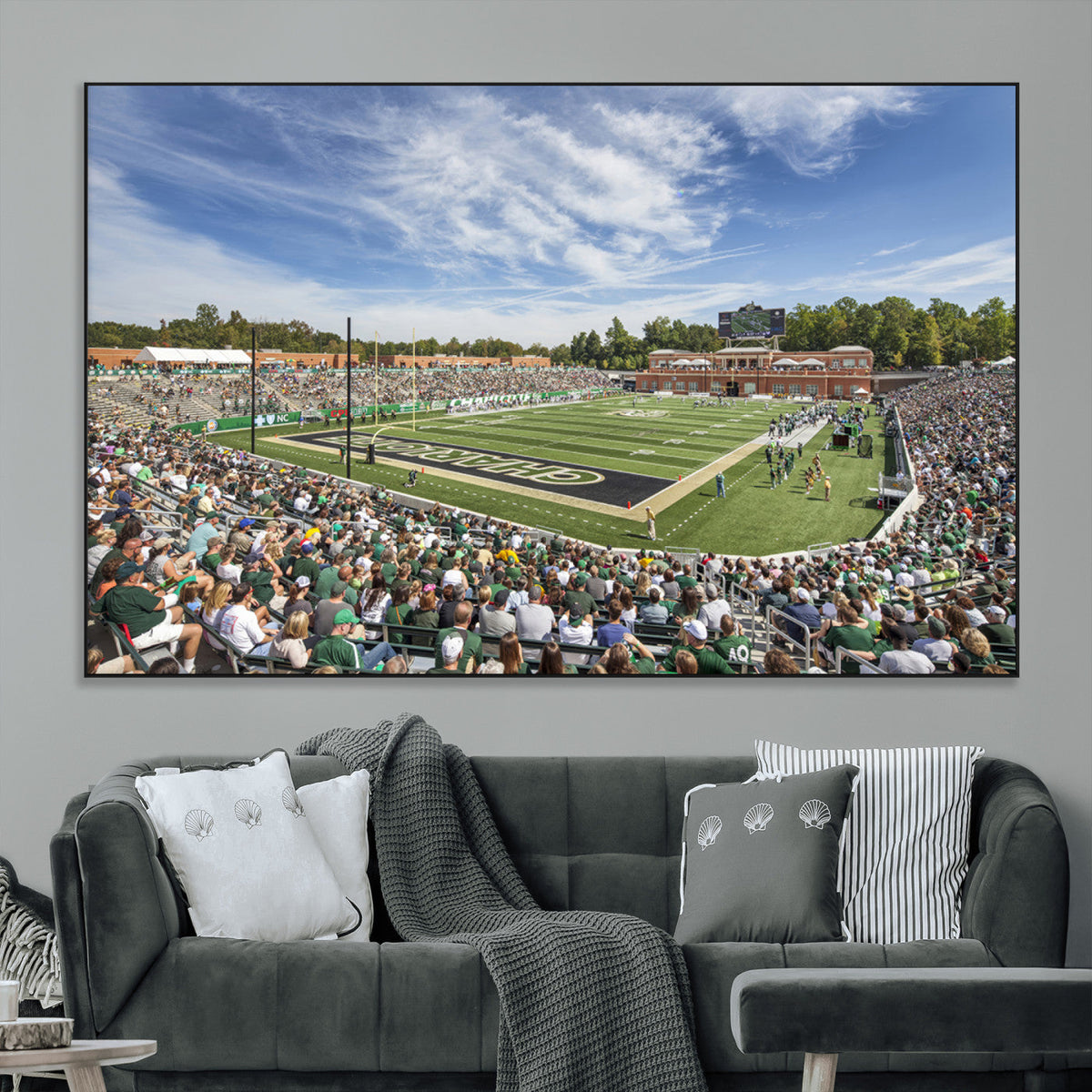 University of Charlotte 49ers Football Team Print -