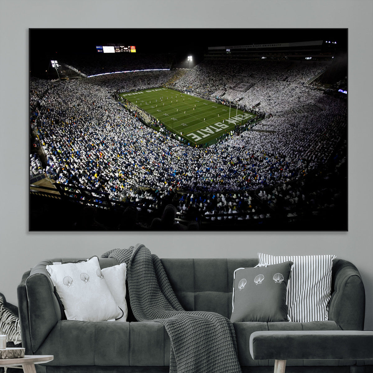 Penn State Football Stadium Wall Art - Beaver Stadium Canvas