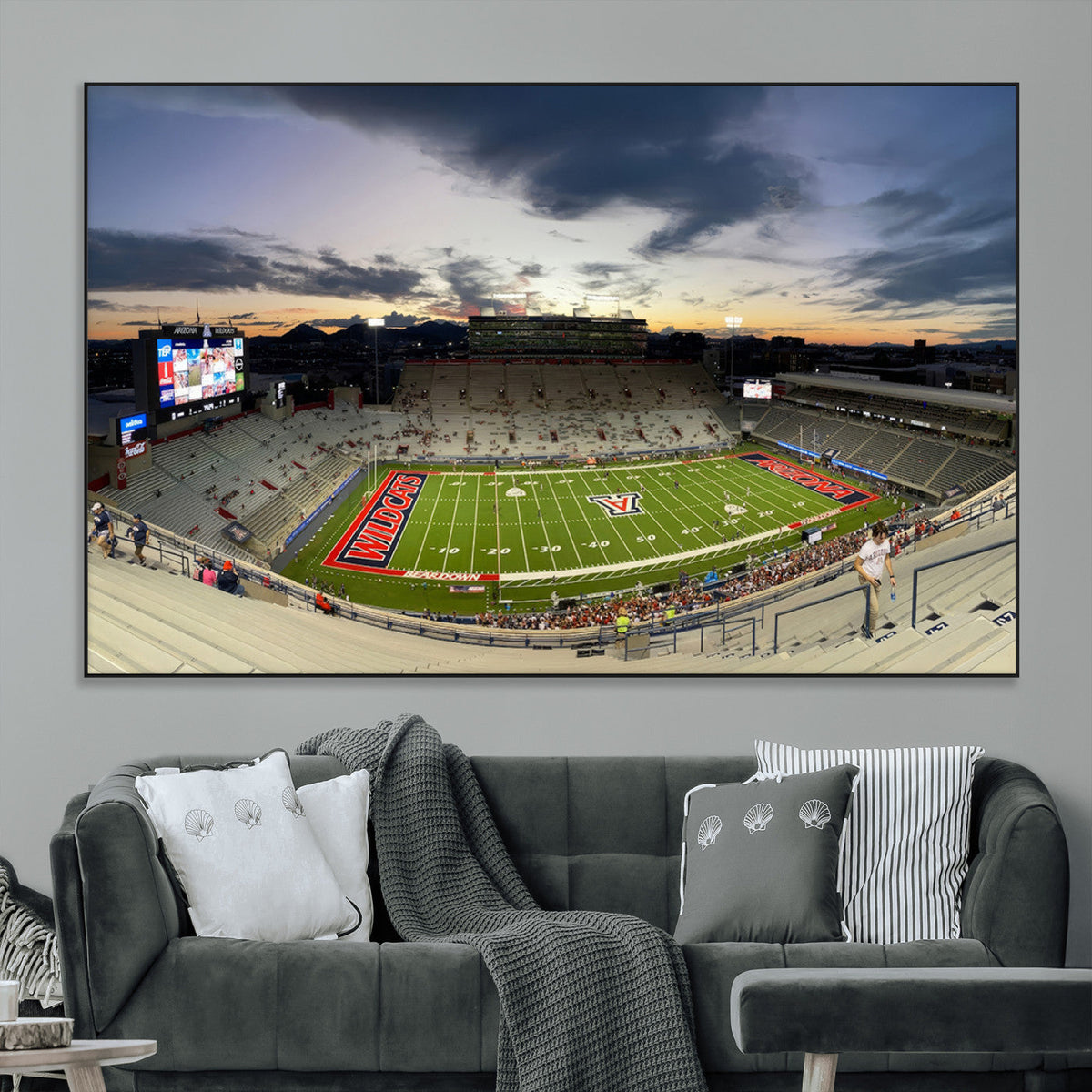 Arizona Wildcats Football Team Print - Tucson Arizona