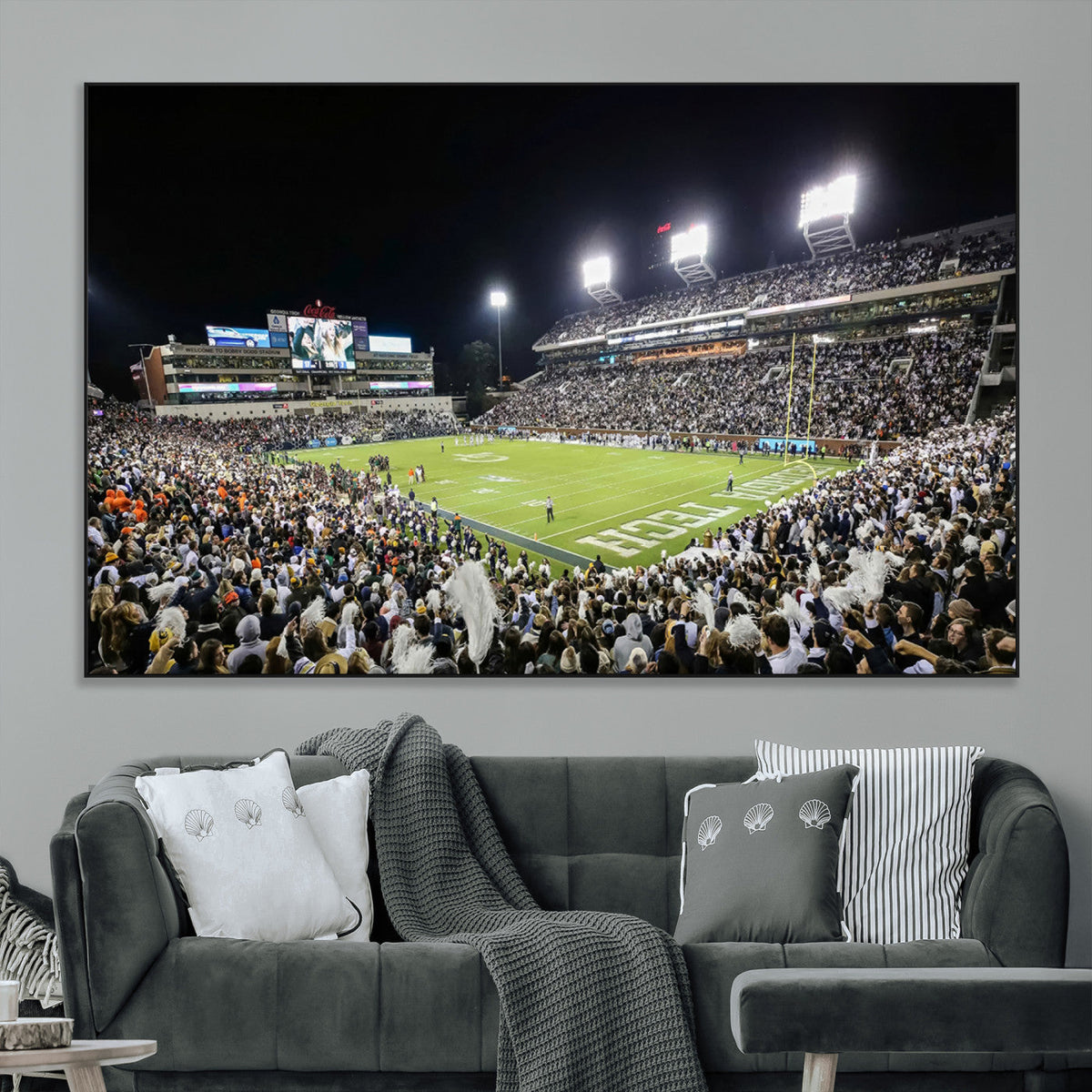 Georgia Tech Yellow Jackets Football Team Print - Atlanta