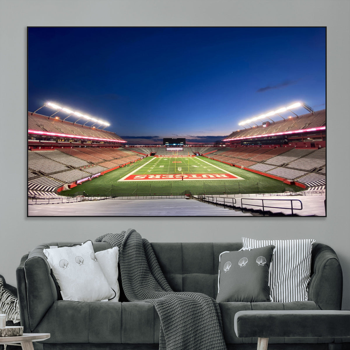 Rutgers Scarlet Knights Football Team Print - Piscataway SHI