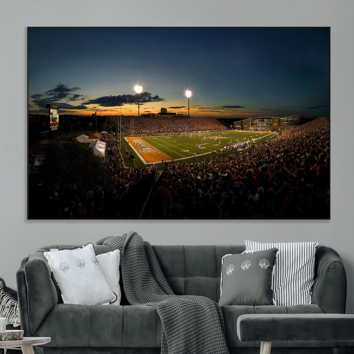 Ball State Cardinals Football Team Print - Muncie Scheumann