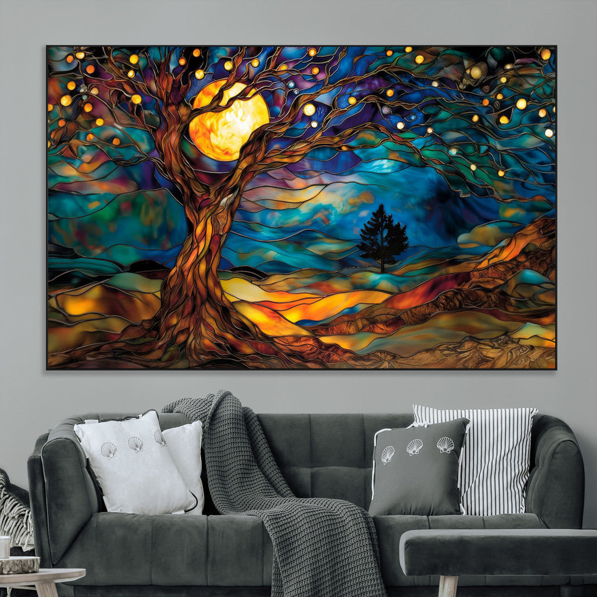 Tree of Life Wall Art - Yggdrasil Tree of Life Canvas Print