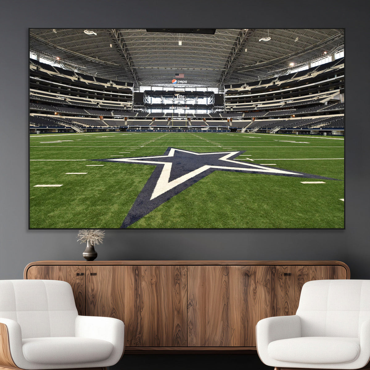 Dallas Cowboys Football Team Print - Arlington AT&T Stadium