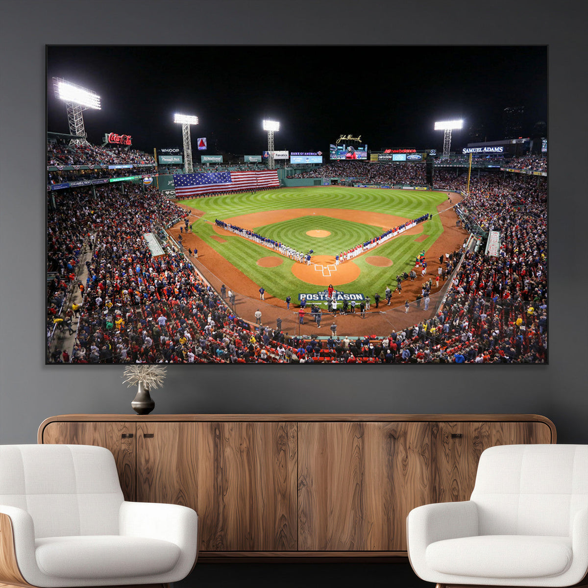 Fenway Park Wall Art Canvas Print | Large Baseball Stadium