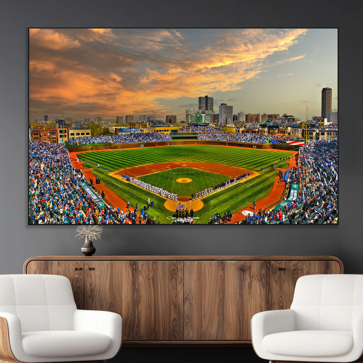 Chicago Wrigley Field Wall Art Canvas Print – Iconic