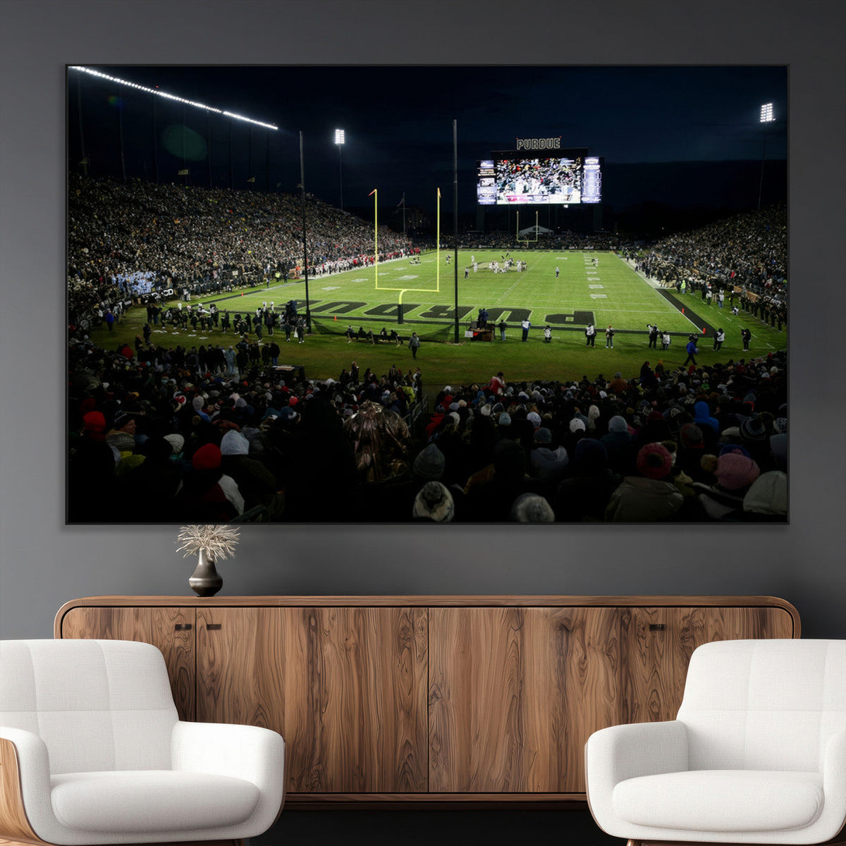 Purdue Boilermakers Football Team Print - West Lafayette