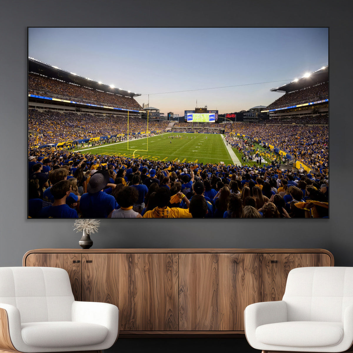 Pittsburgh Panthers Football Team Print - Pittsburgh