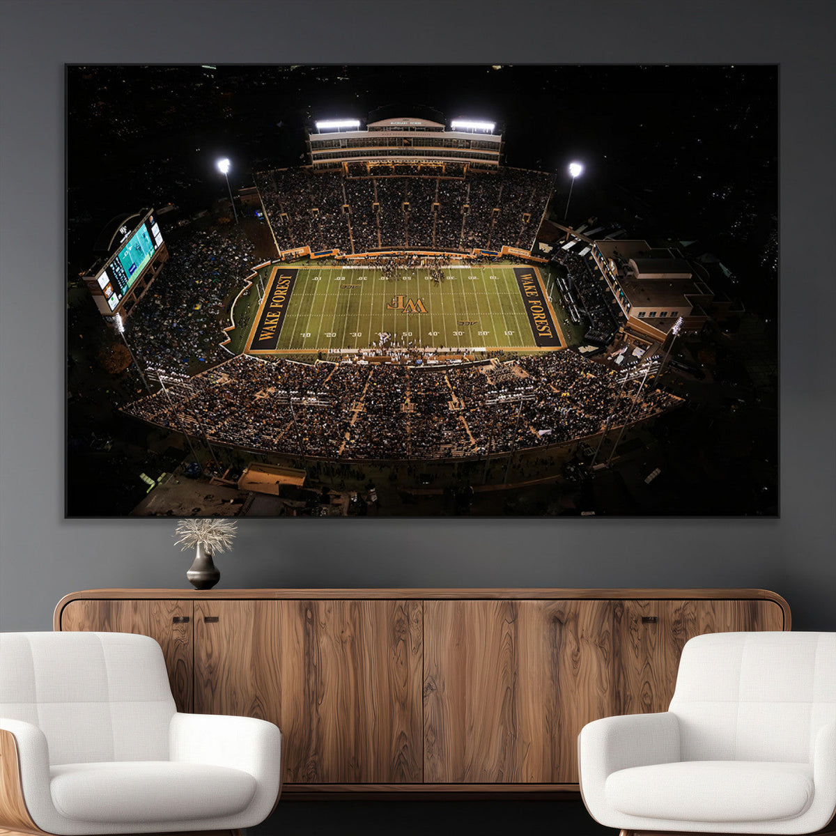 Wake Forest University Demon Deacons Canvas Printi, Football