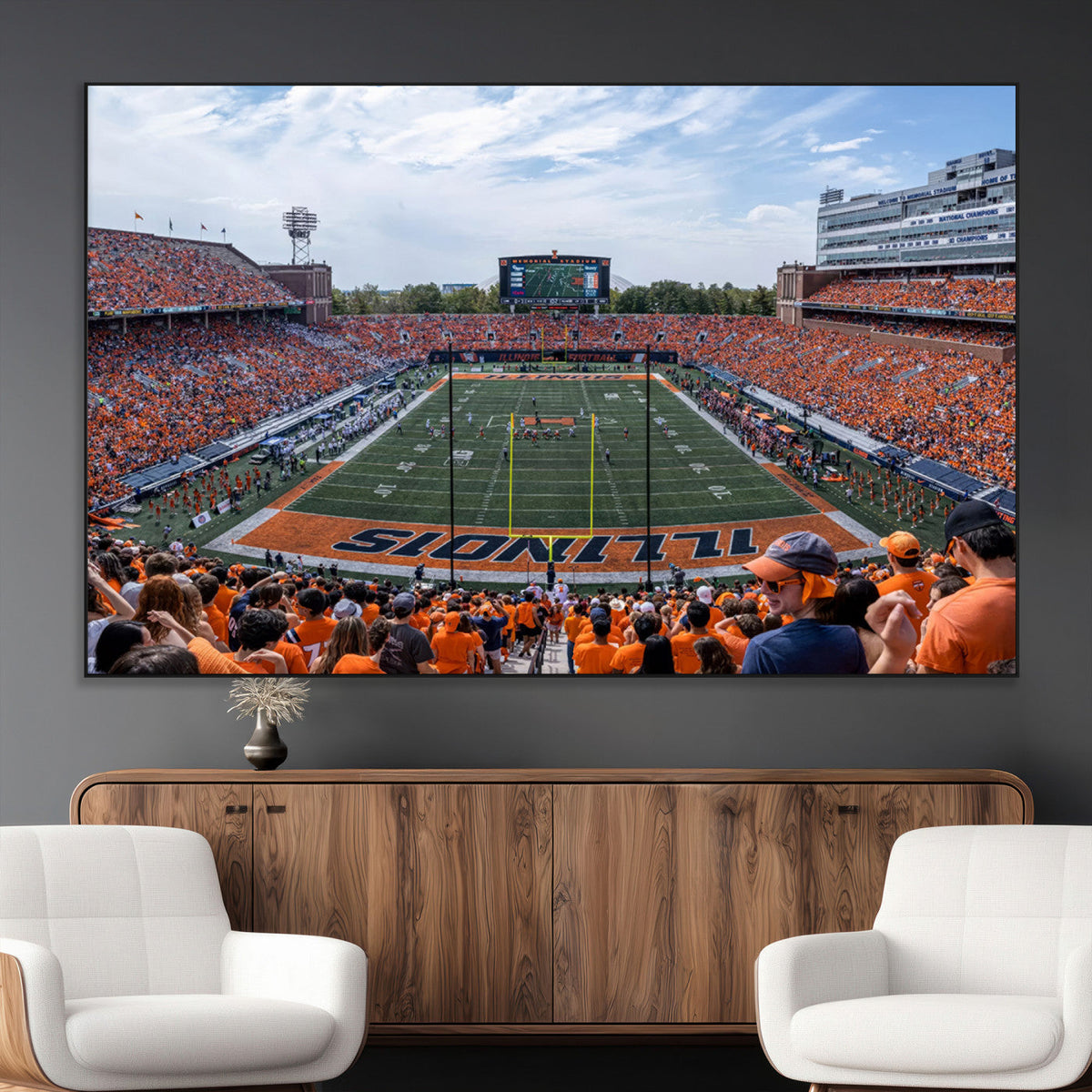 University of Illinois Fighting Illini Football Team Print
