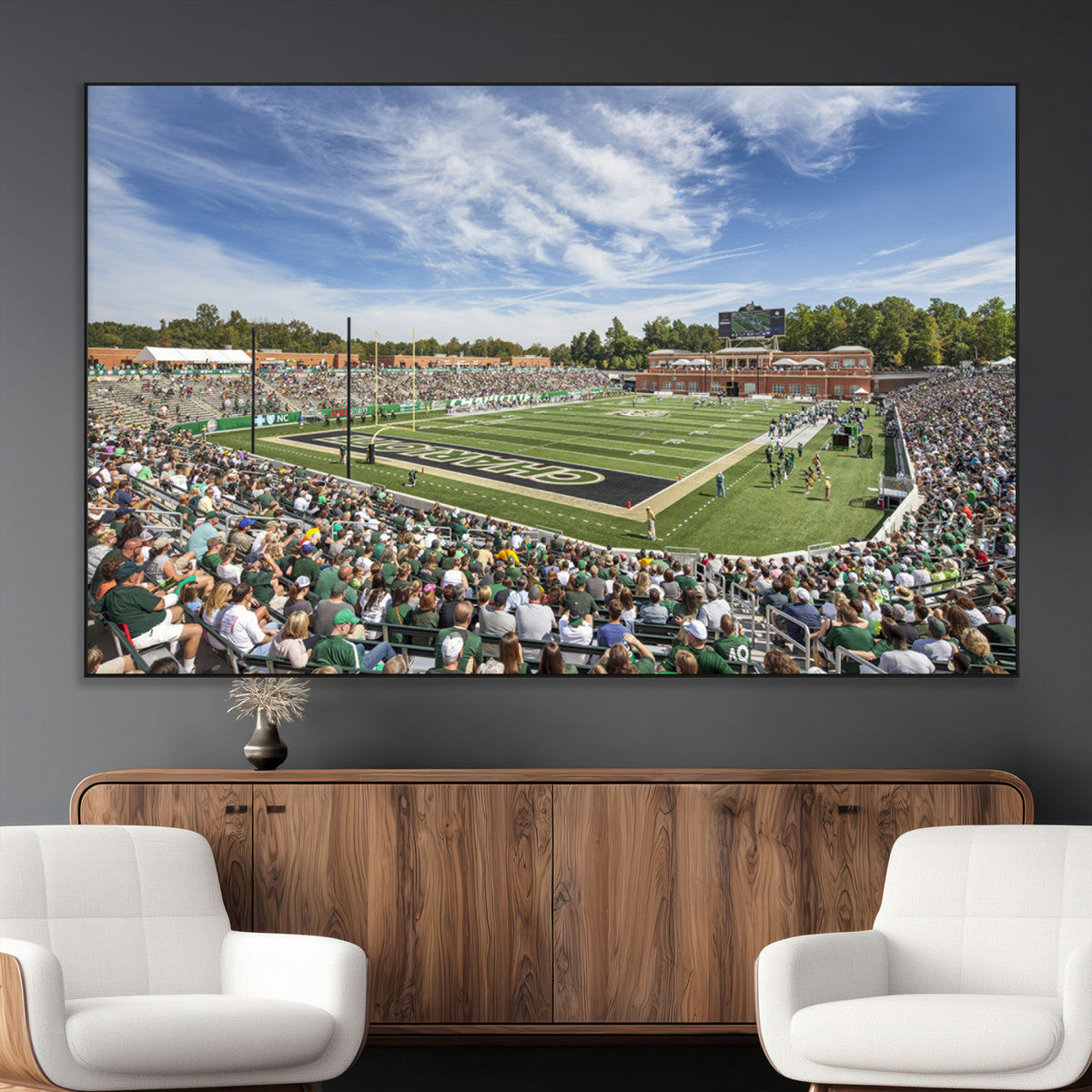University of Charlotte 49ers Football Team Print -