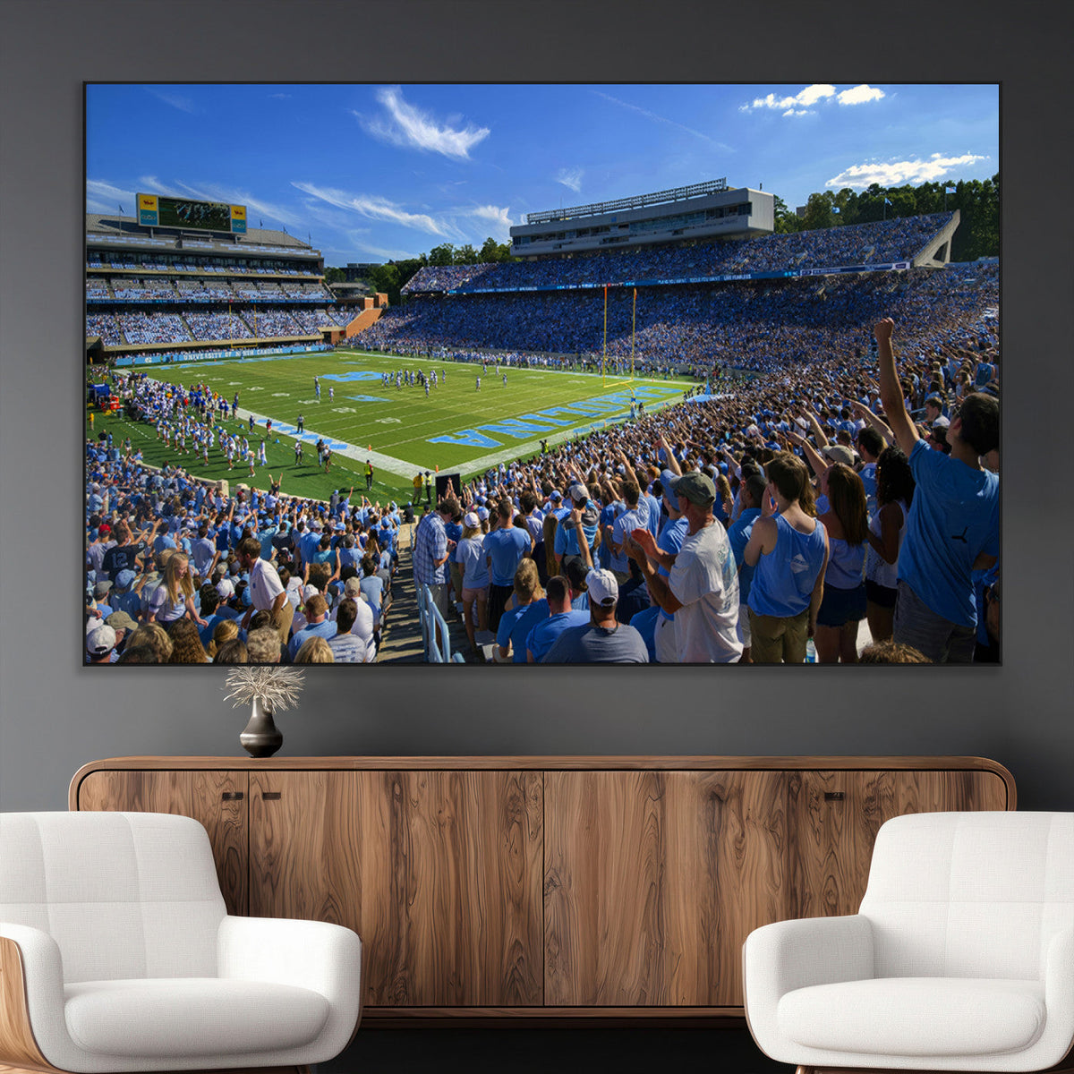 University of North Carolina Tar Heels Team Canvas Print -
