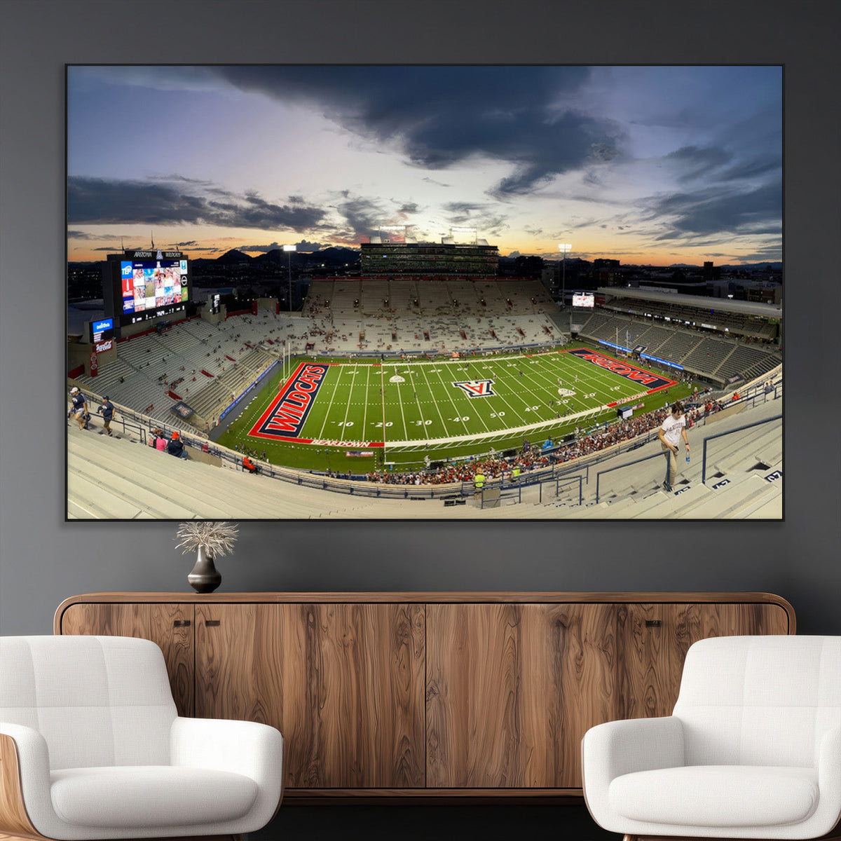 Arizona Wildcats Football Team Print - Tucson Arizona