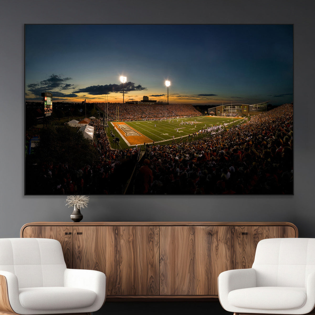 Ball State Cardinals Football Team Print - Muncie Scheumann