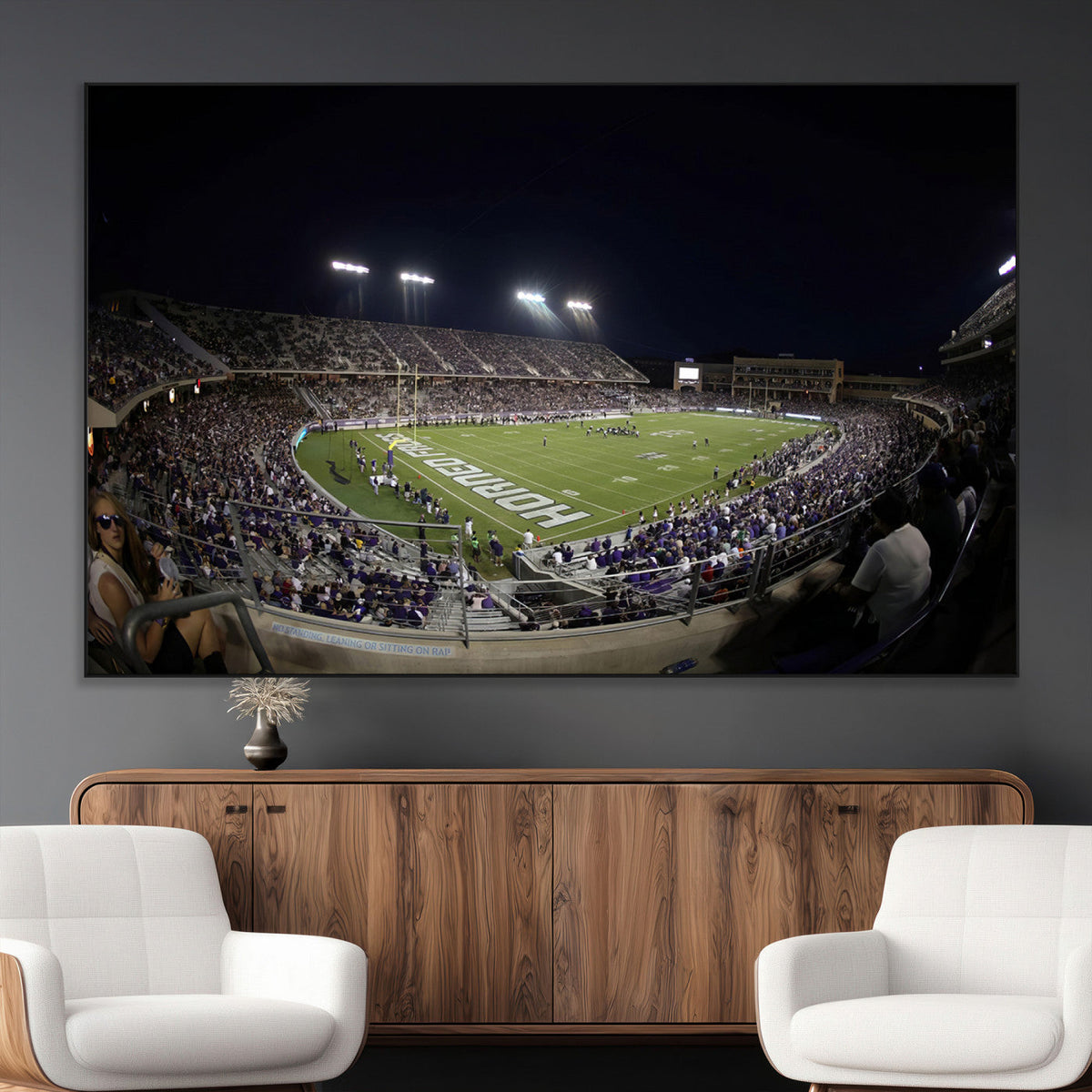 TCU Horned Frogs Football Team Print - Fort Worth Amon G.