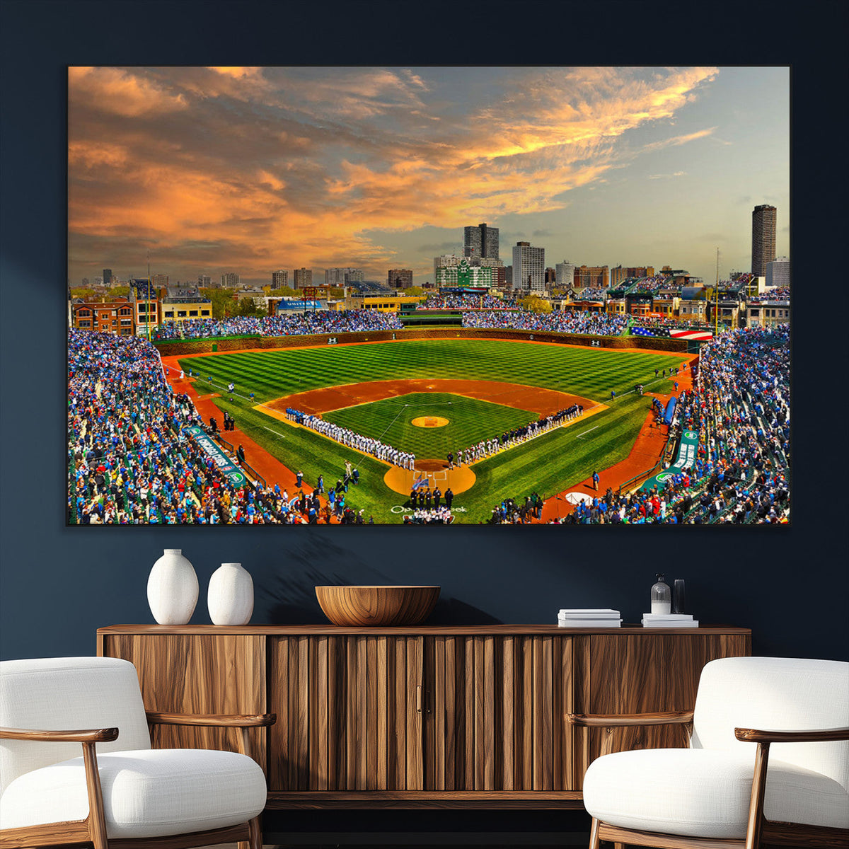 Chicago Wrigley Field Wall Art Canvas Print – Iconic