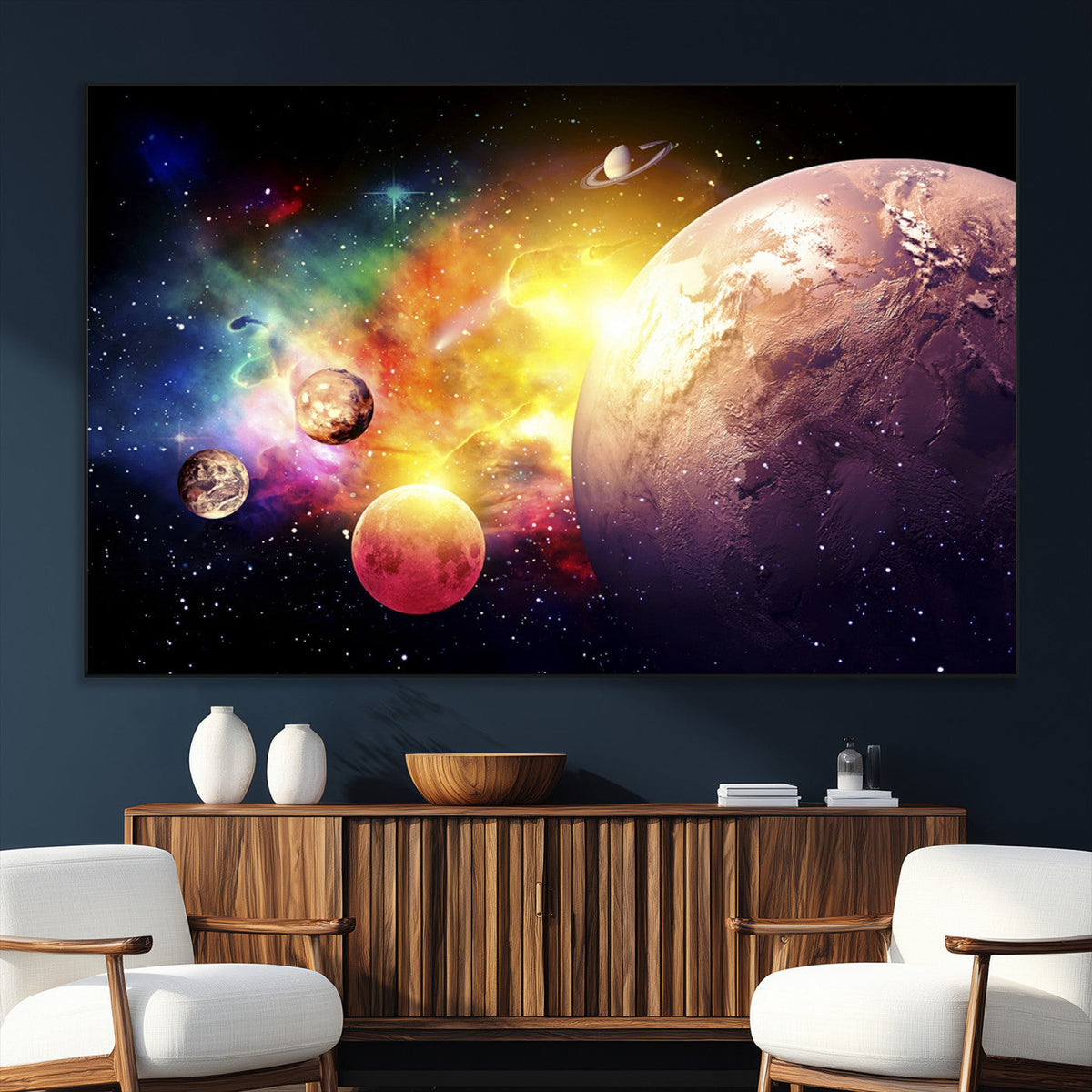 Space and Galaxy Canvas Print
