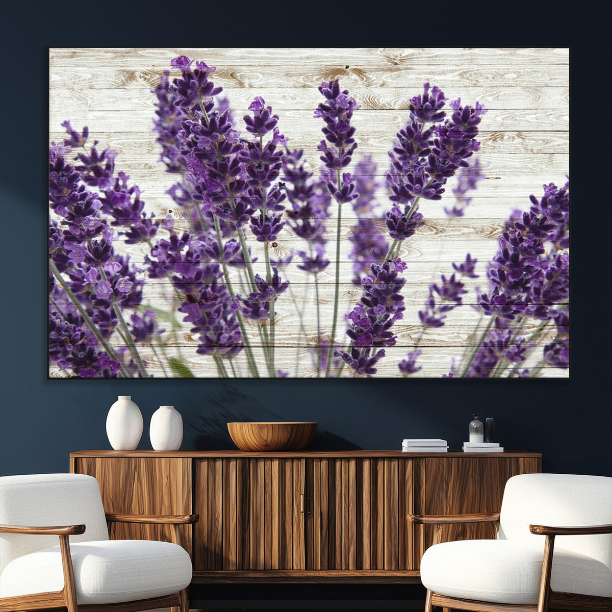 Lavender Herb Wall Art Canvas Print