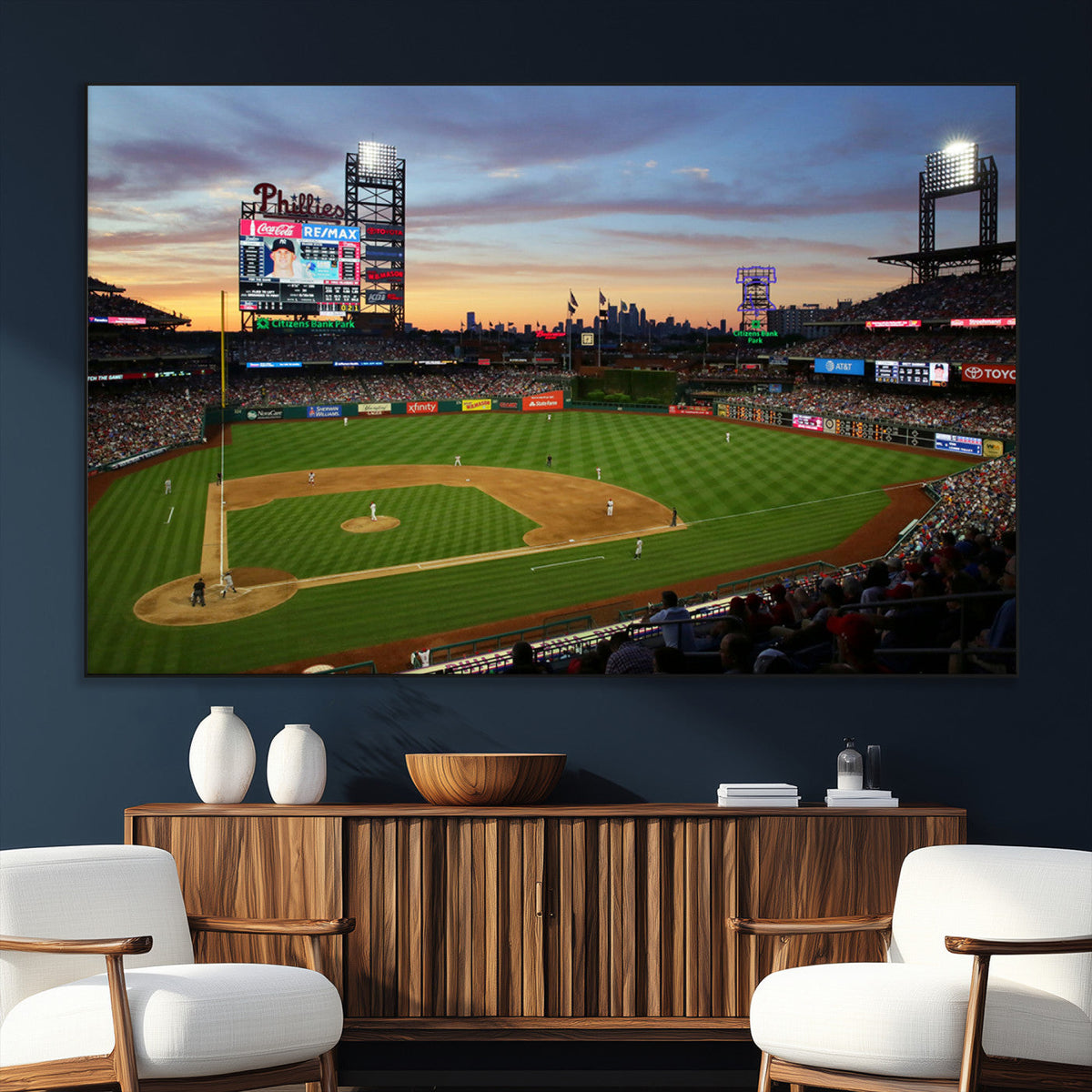Citizens Bank Park Philadelphia Phillies Wall Art Canvas |
