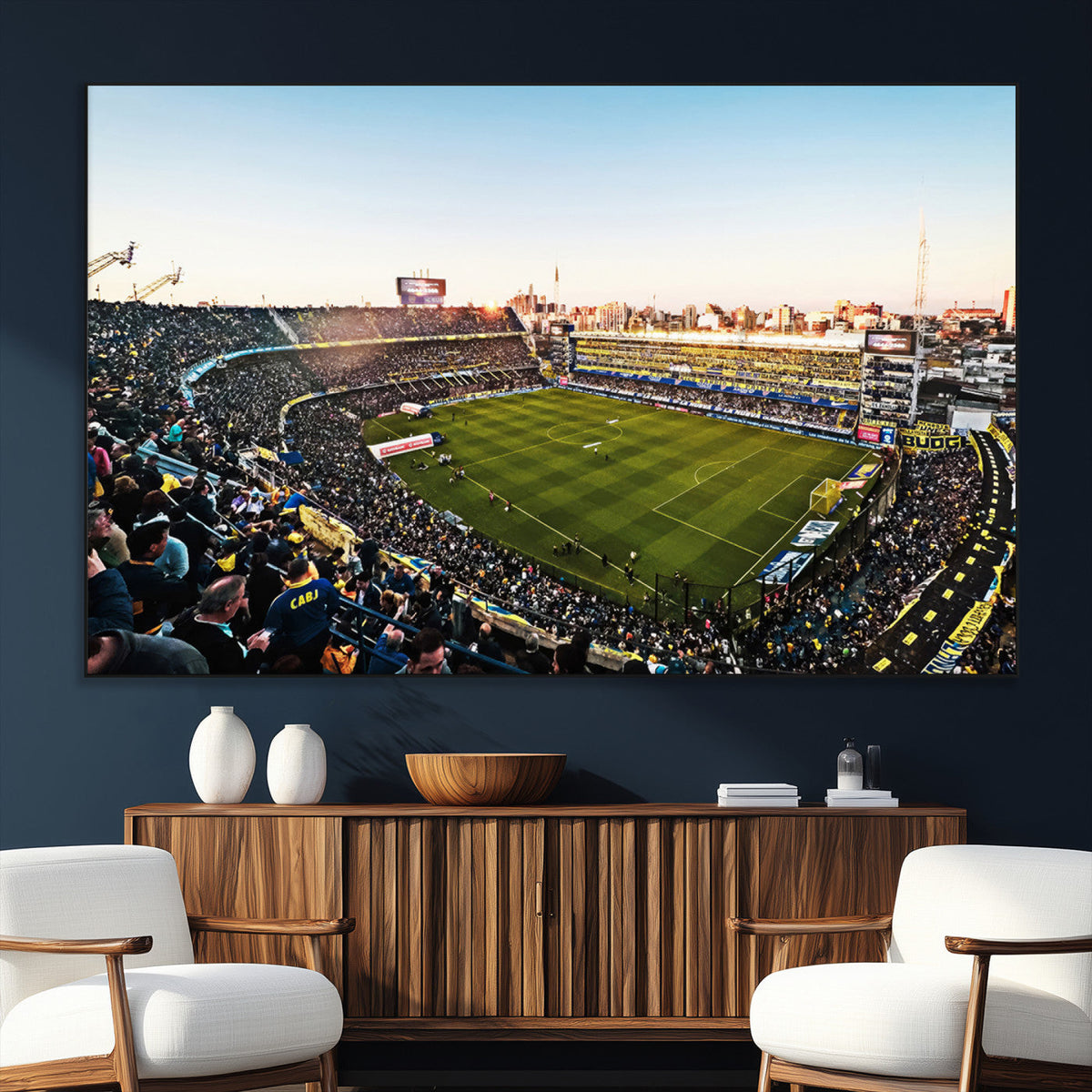 Boca Juniors Soccer Team Print - Buenos Aires Bombonera