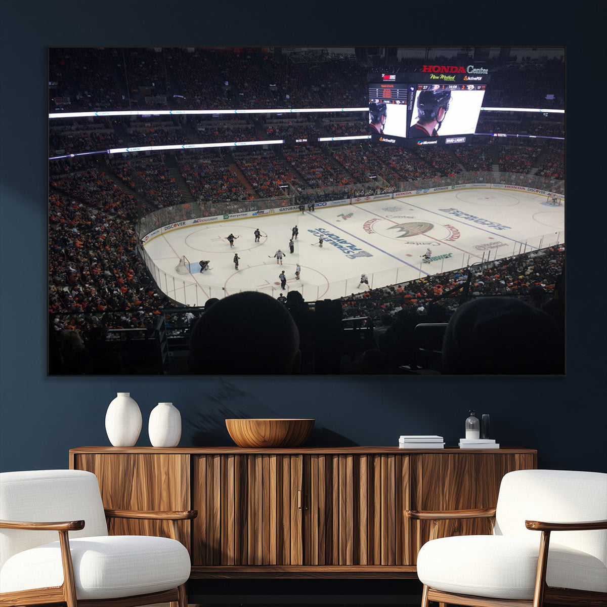 Honda Center California Anaheim Ducks Hockey Stadium Wall