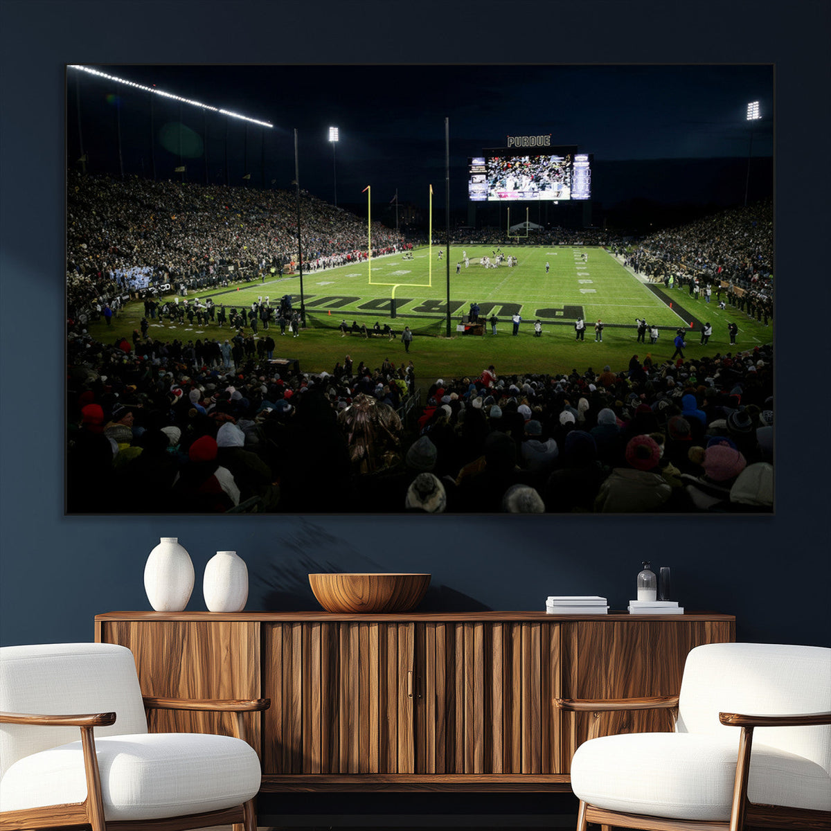 Purdue Boilermakers Football Team Print - West Lafayette