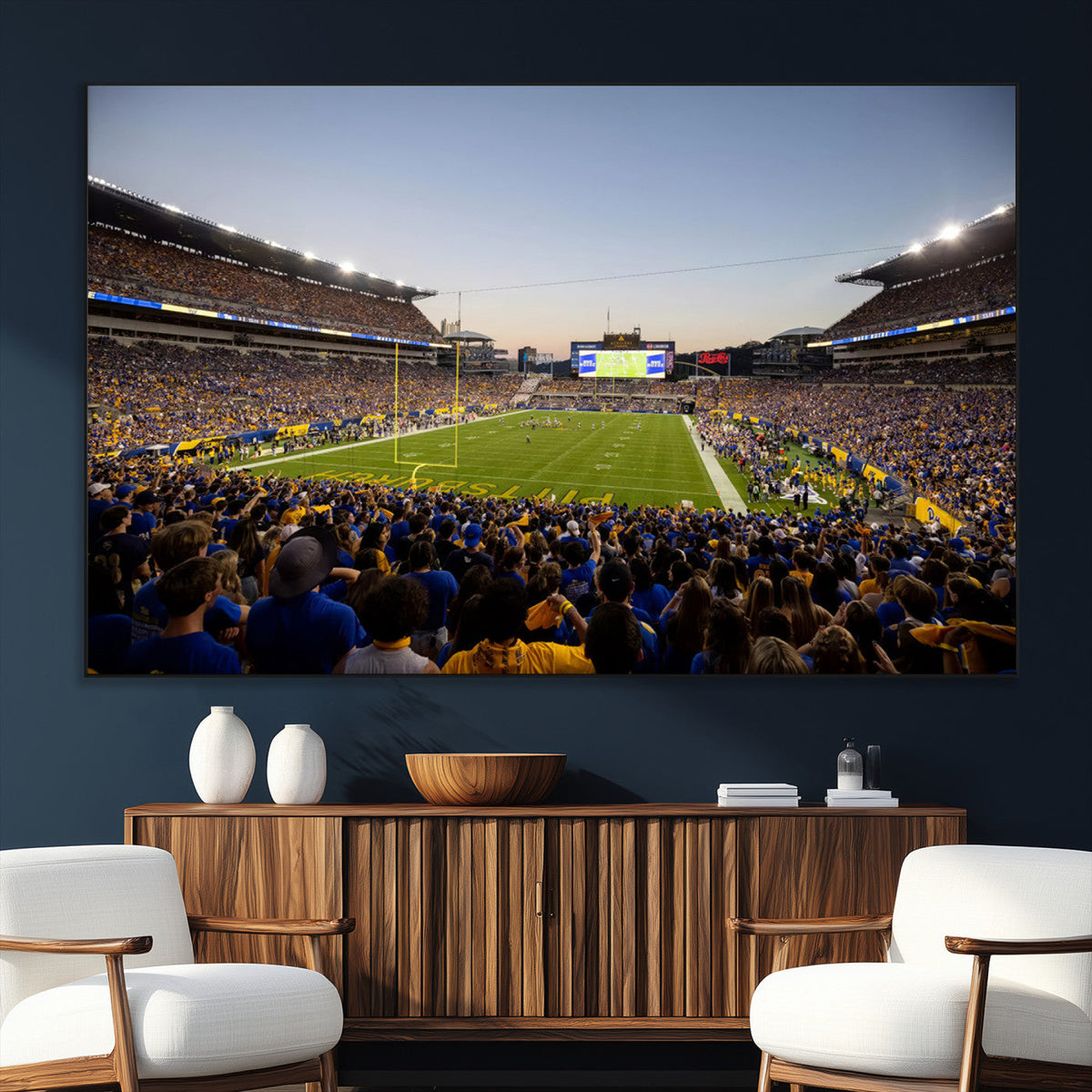 Pittsburgh Panthers Football Team Print - Pittsburgh