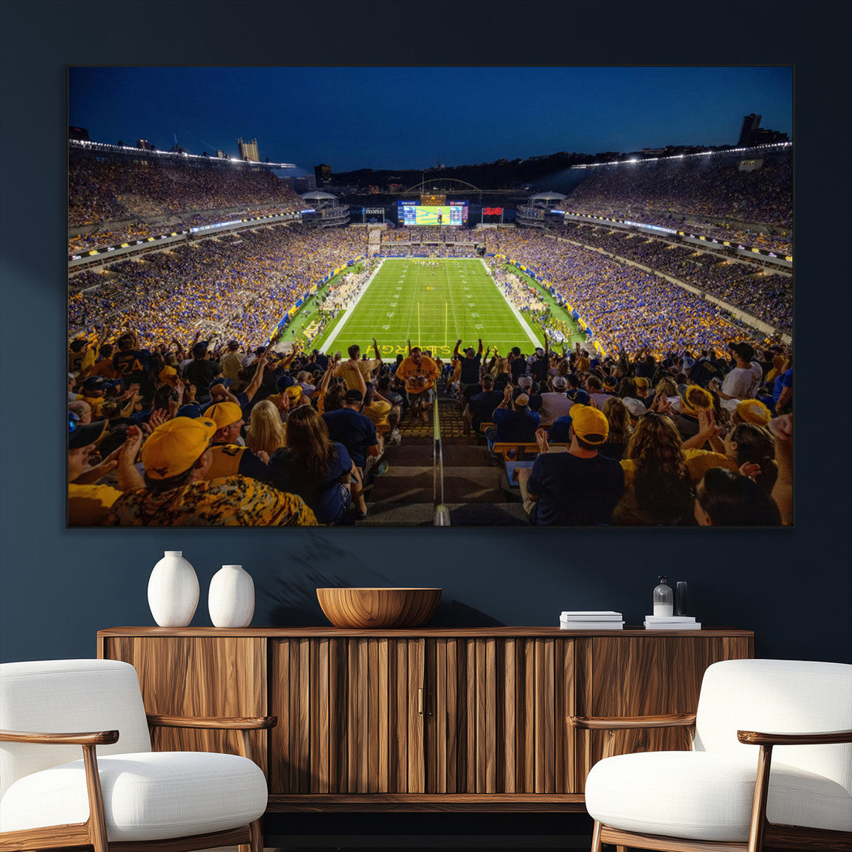 Pittsburgh Panthers Football Team Print - Pittsburgh
