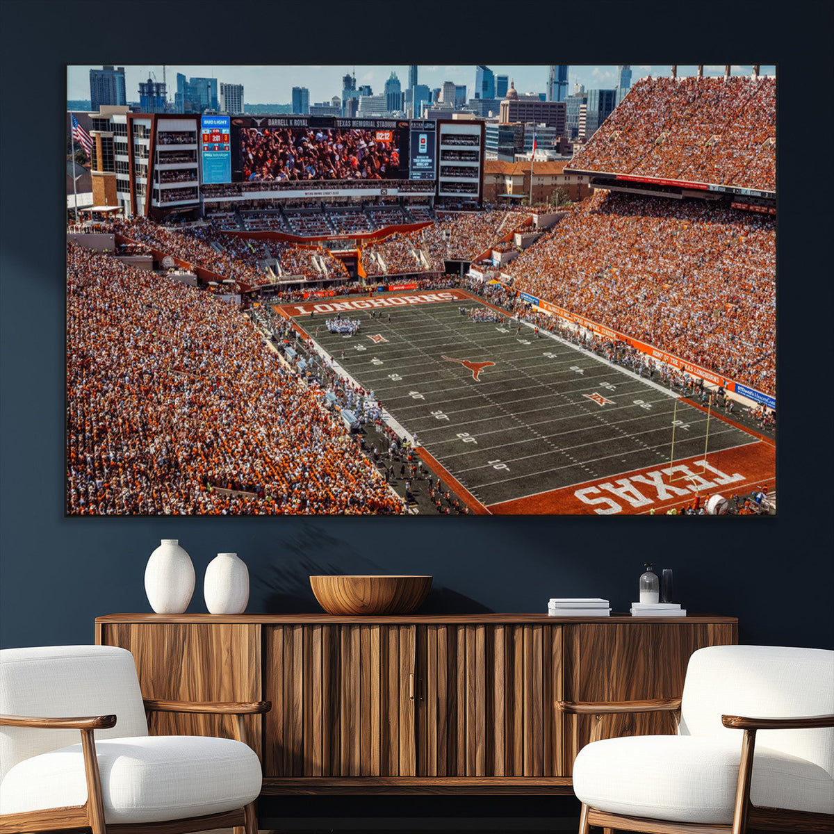University of Texas Longhorns Football Team Print - Austin