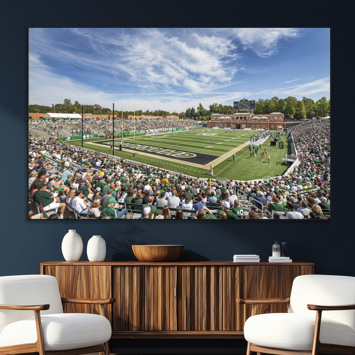 University of Charlotte 49ers Football Team Print -