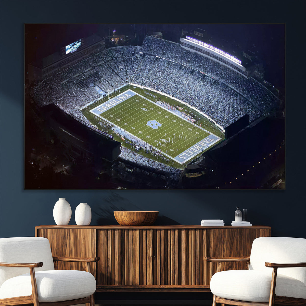University of North Carolina Tar Heels Football Team Print -