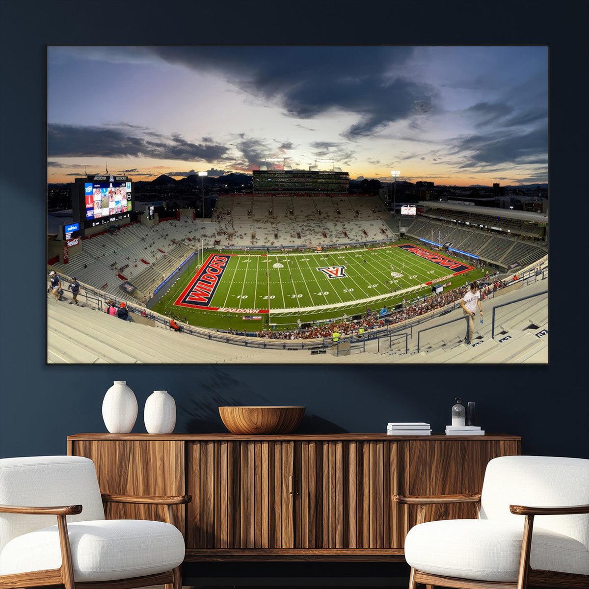 Arizona Wildcats Football Team Print - Tucson Arizona