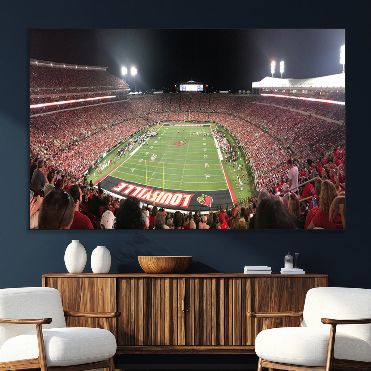 University of Louisville Cardinals Football Team Print -