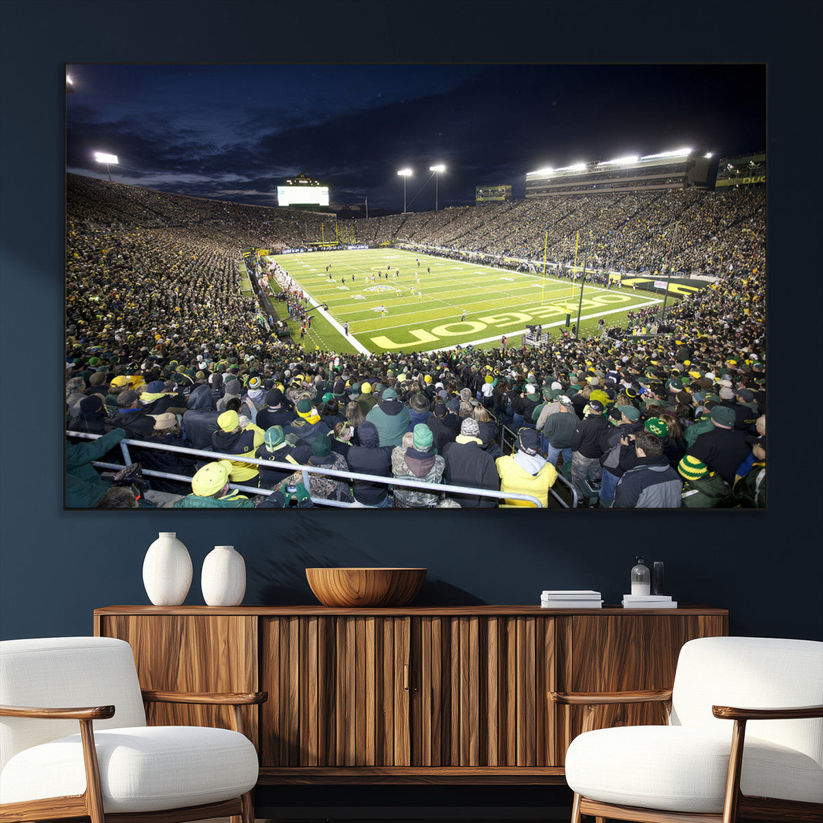 University of Oregon Ducks Football Team Print - Eugene