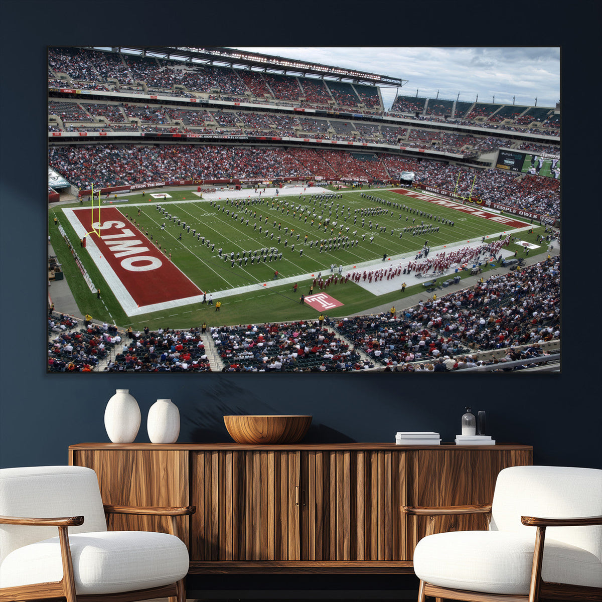 The Temple University Owls Athletics Team Print -