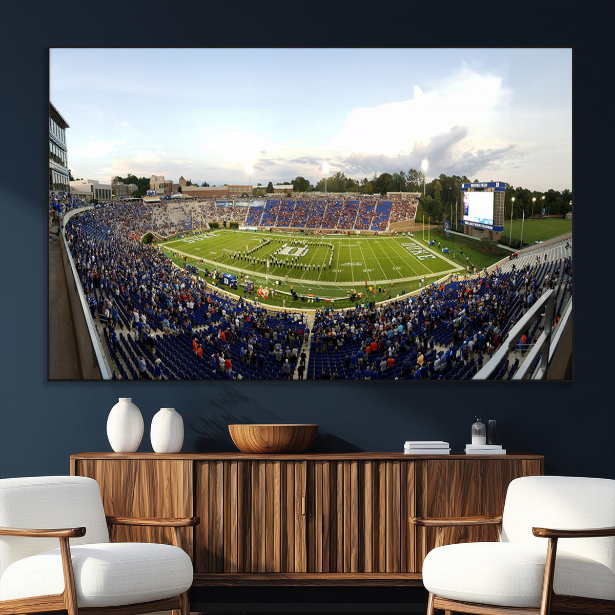The Duke University Blue Devils Football Team Print - Durham