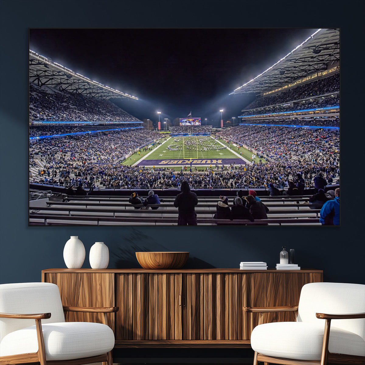 The University of Washington Huskies Football Team Print -